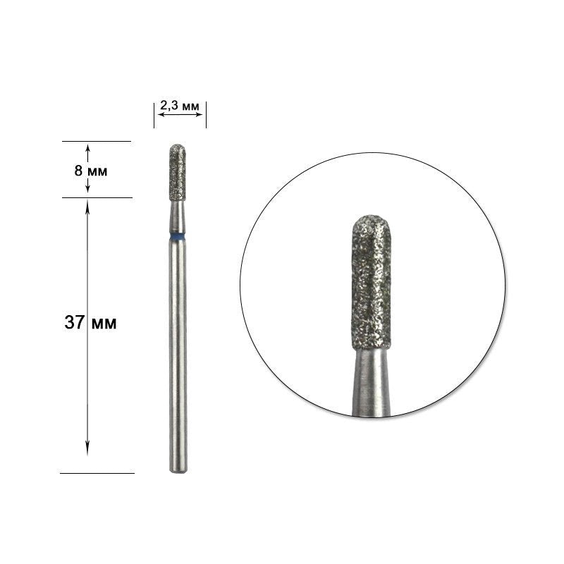 STALEKS Diamond nail bit, Rounded Cylinder 2.3 - Medium (FA30B023/8) - Level Up Beauty Supply