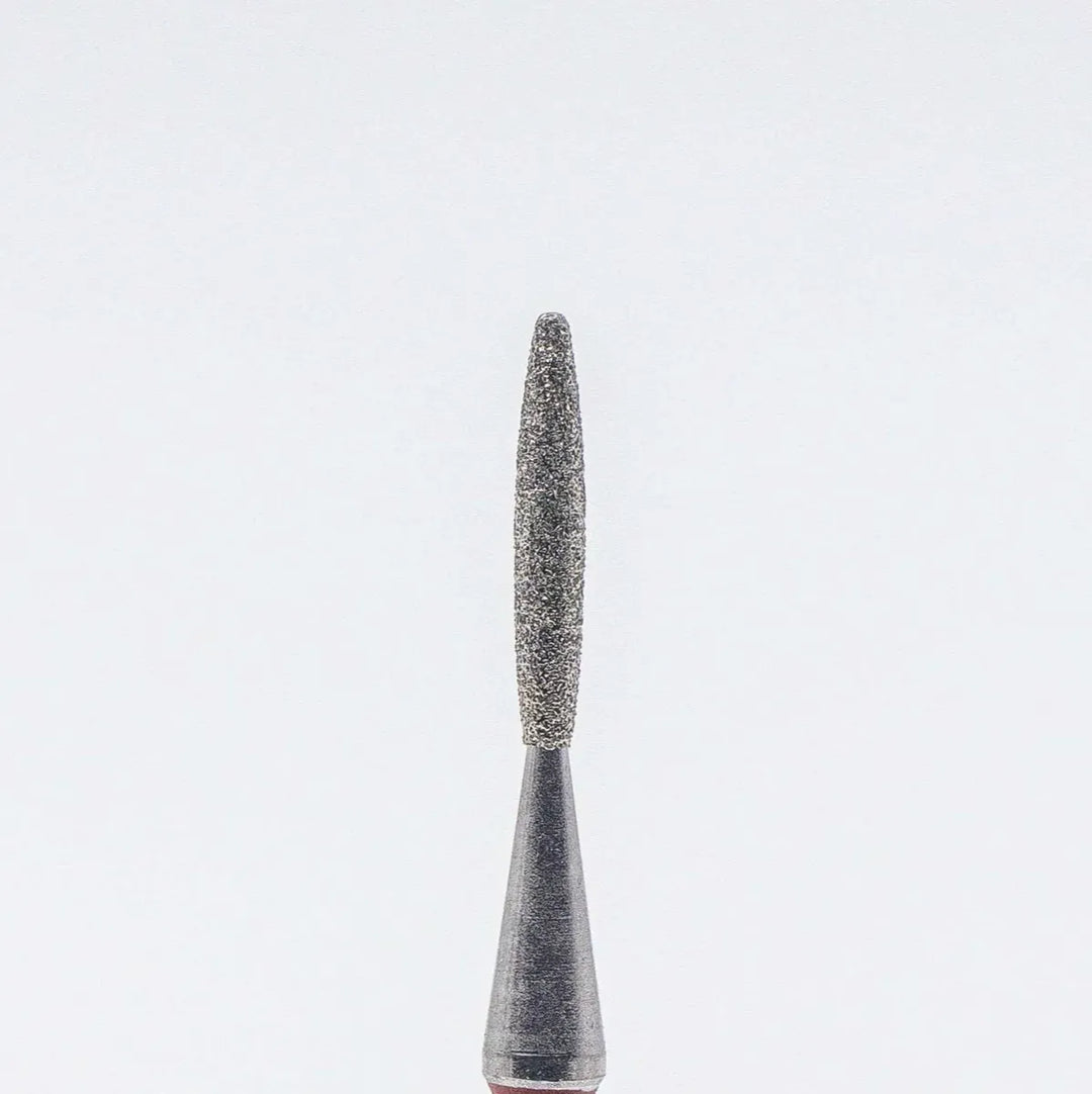 Diamond nail bit, Rounded Flame 1.4 - Fine (D-121)