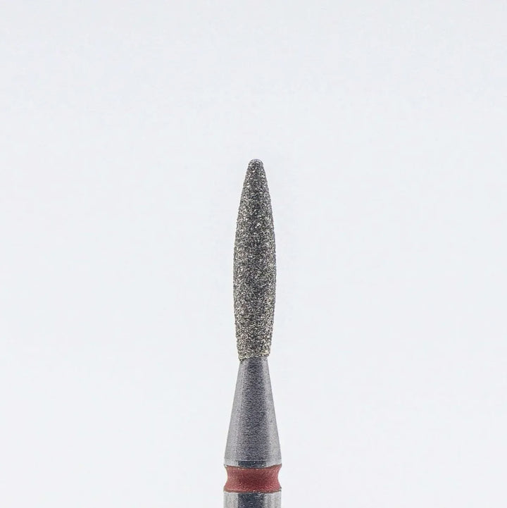 Diamond nail bit, Rounded Flame 1.8 - Fine (D-123)