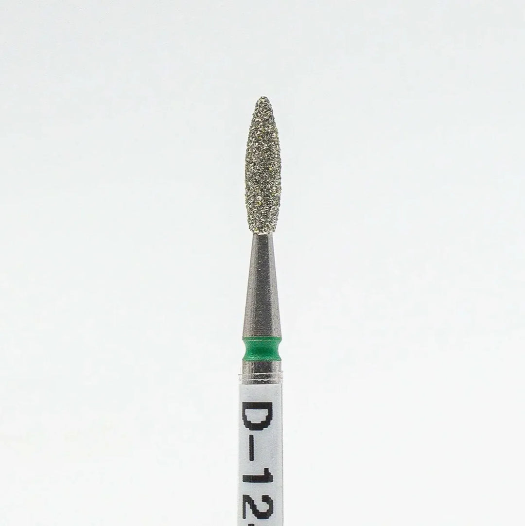 Diamond nail bit, Rounded Flame 2.1 - Coarse (D-124)