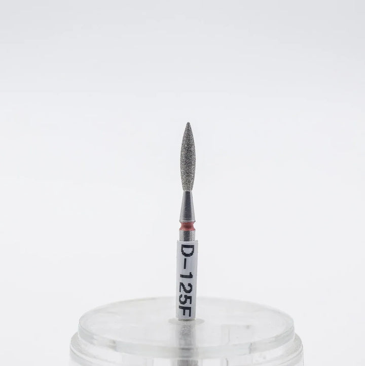 Diamond nail bit, Rounded Flame 2.3 - Fine (D-125)