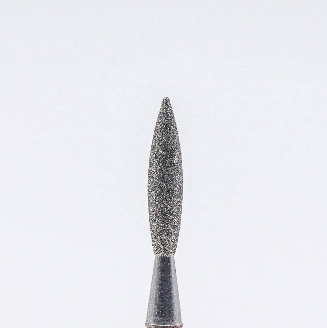 Diamond nail bit, Rounded Flame 2.3 - Fine (D-125)