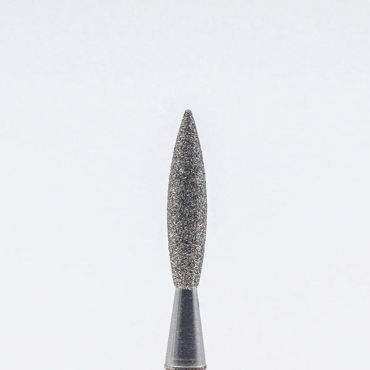 Diamond nail bit, Rounded Flame 2.3 - Fine (D-125)