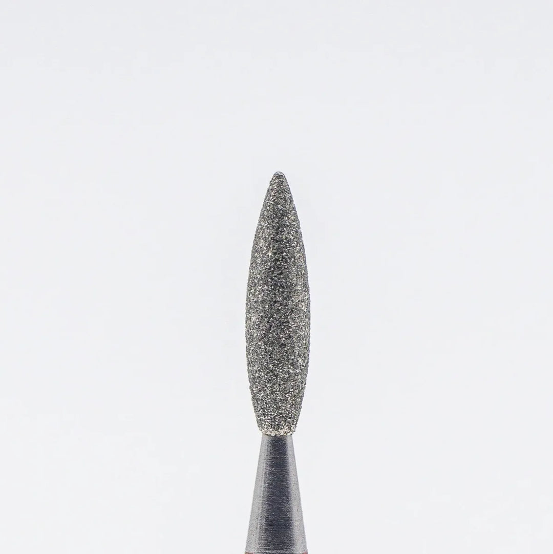 Diamond nail bit, Rounded Flame 2.5 - Fine (D-126)