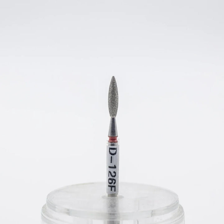 Diamond nail bit, Rounded Flame 2.5 - Fine (D-126)