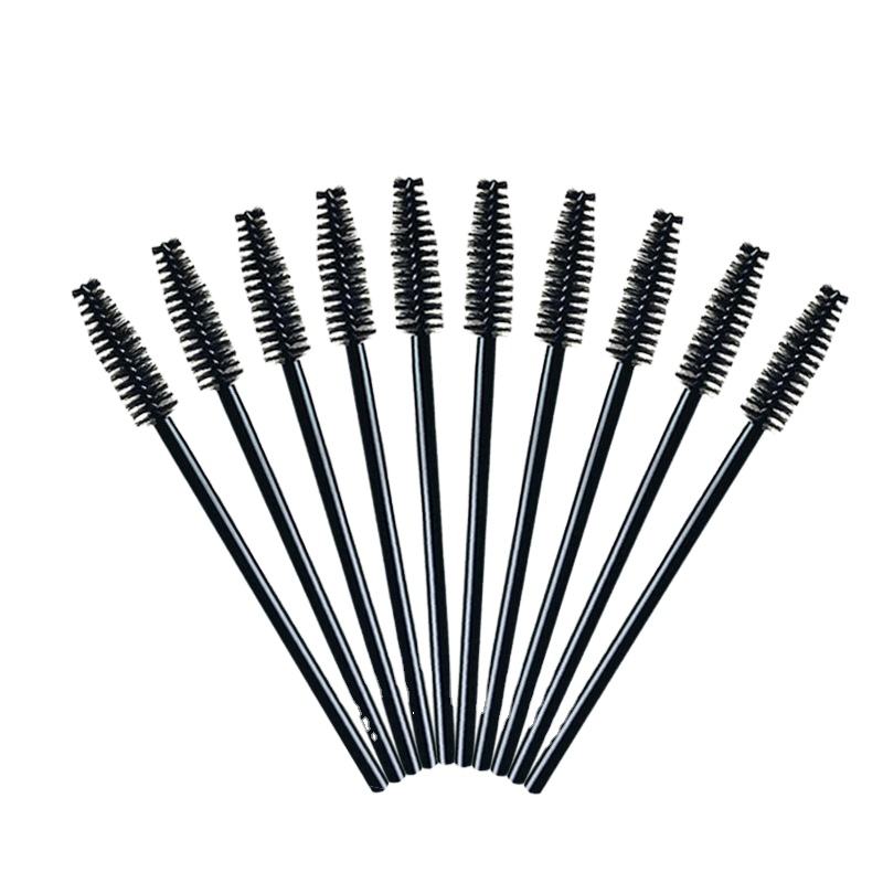 Disposable Mascara Wands – Black Lash & Brow Brushes (50 pcs) - Level Up Beauty Supply