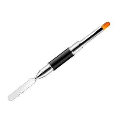 Double - sided Brush for polygel with Spatula - Level Up Beauty Supply