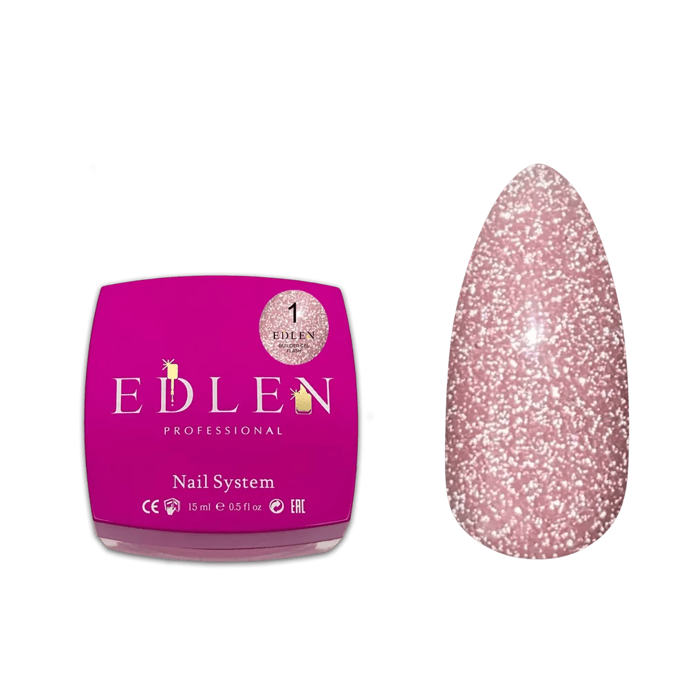 EDLEN Builder Gel Flash 01 - Level Up Beauty Supply