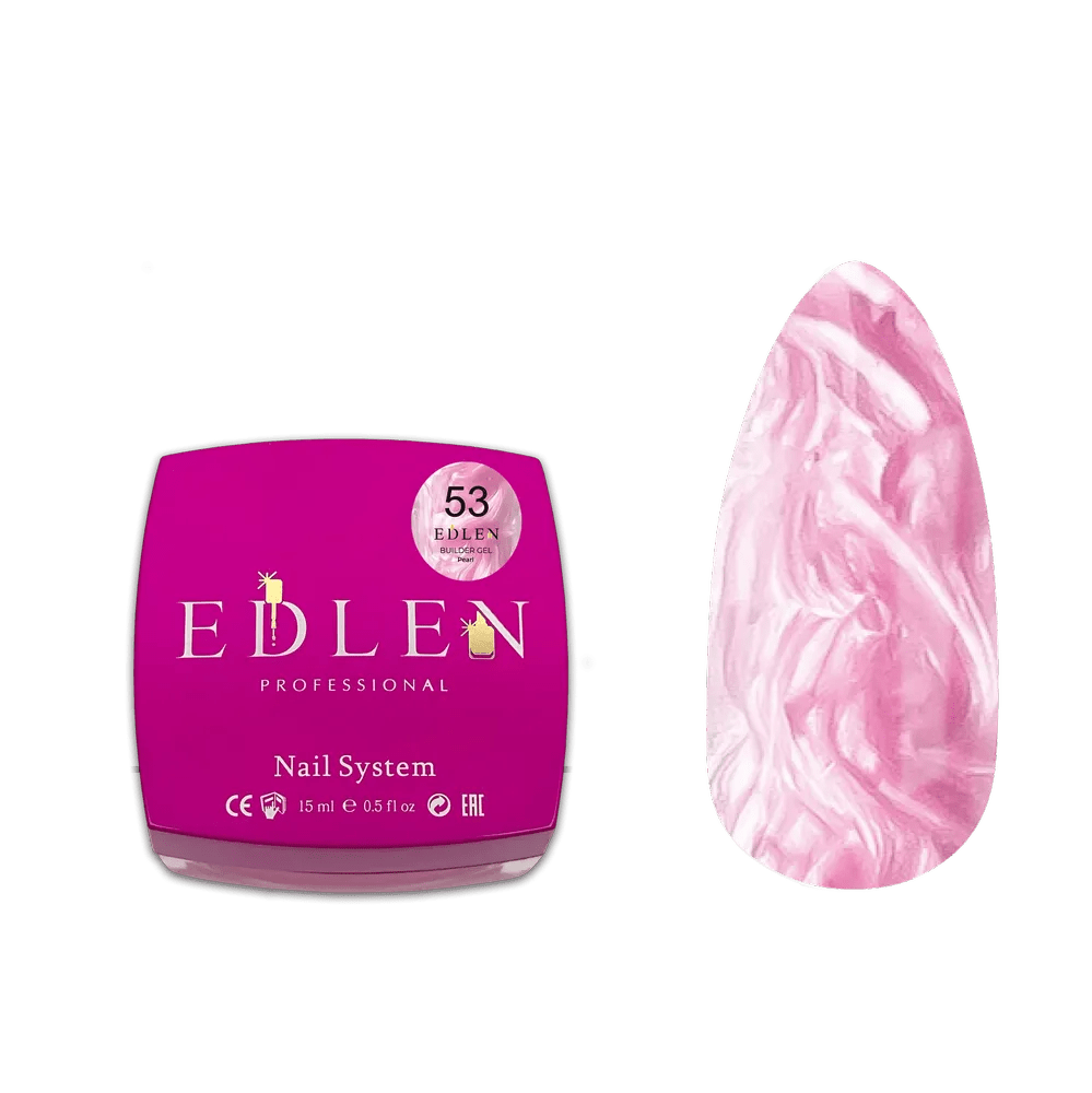 EDLEN Builder Gel Pearl 53 - Level Up Beauty Supply