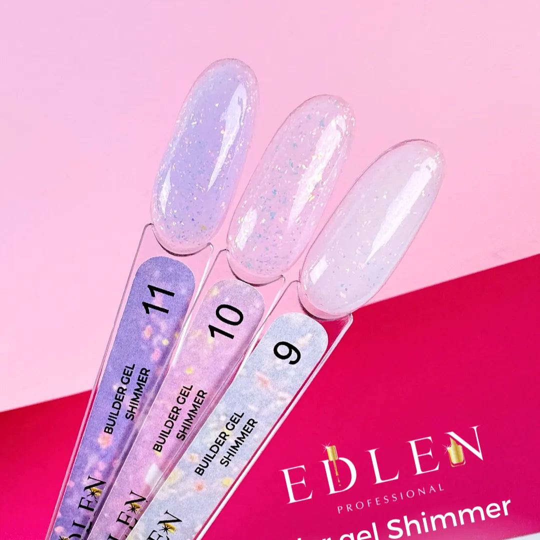 EDLEN Builder Gel Shimmer #09, 15 ml