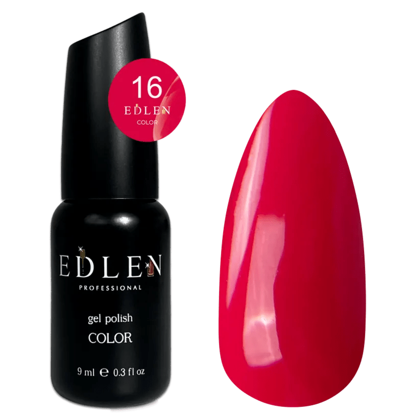 EDLEN Color Gel Polish 016, 9 ml - Level Up Beauty Supply