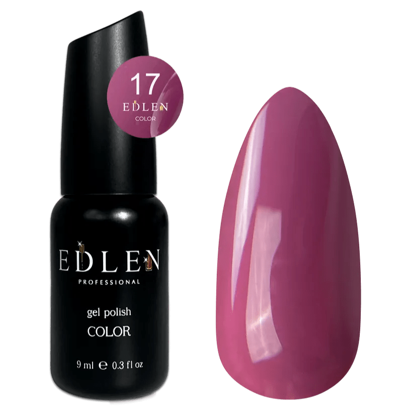 EDLEN Color Gel Polish 017, 9 ml - Level Up Beauty Supply