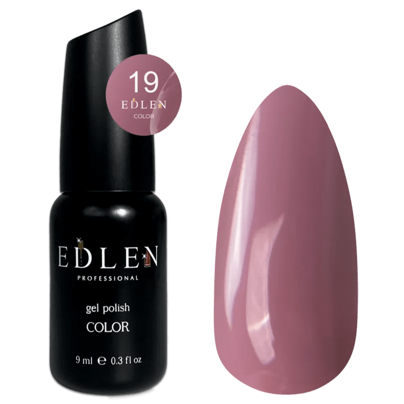 EDLEN Color Gel Polish 019, 9 ml - Level Up Beauty Supply