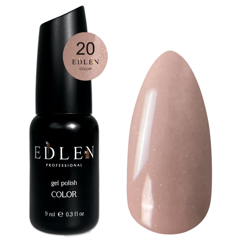 EDLEN Color Gel Polish 020, 9 ml - Level Up Beauty Supply