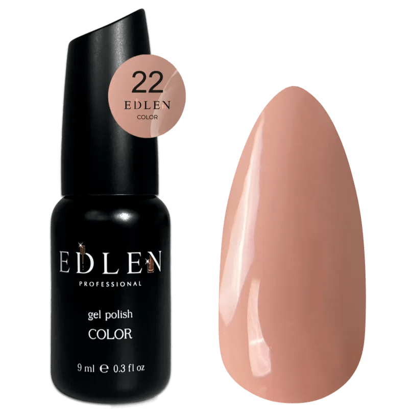 EDLEN Color Gel Polish 022, 9 ml - Level Up Beauty Supply