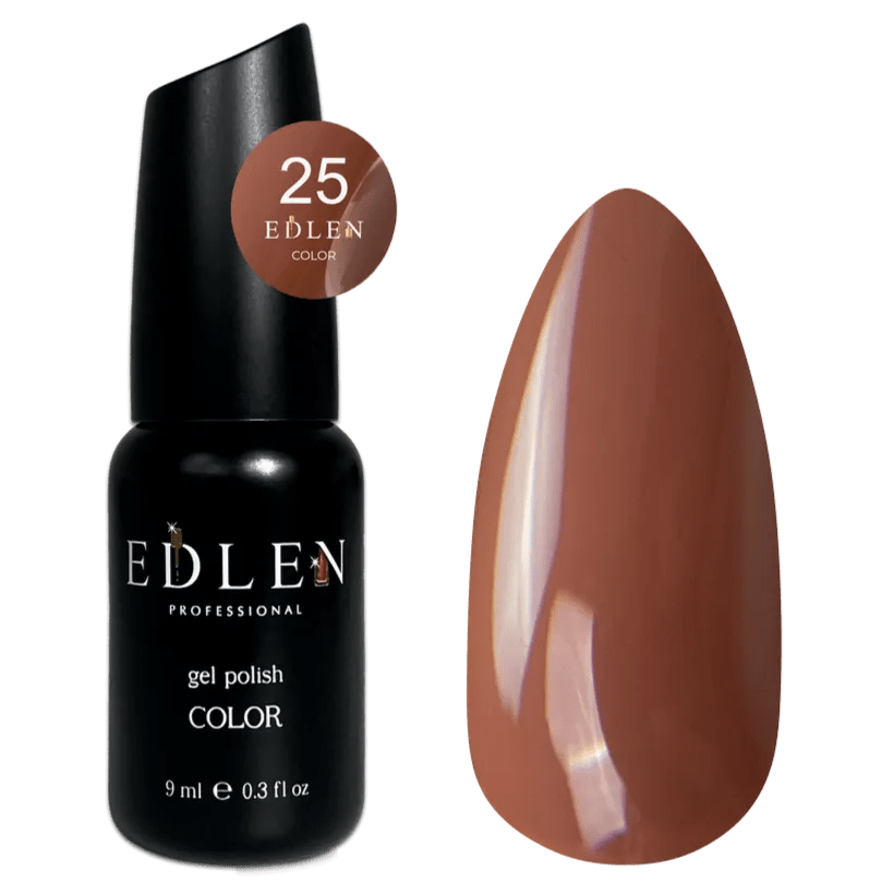EDLEN Color Gel Polish 025, 9 ml - Level Up Beauty Supply