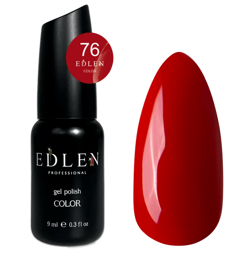 EDLEN Color Gel Polish 076, 9 ml - Level Up Beauty Supply