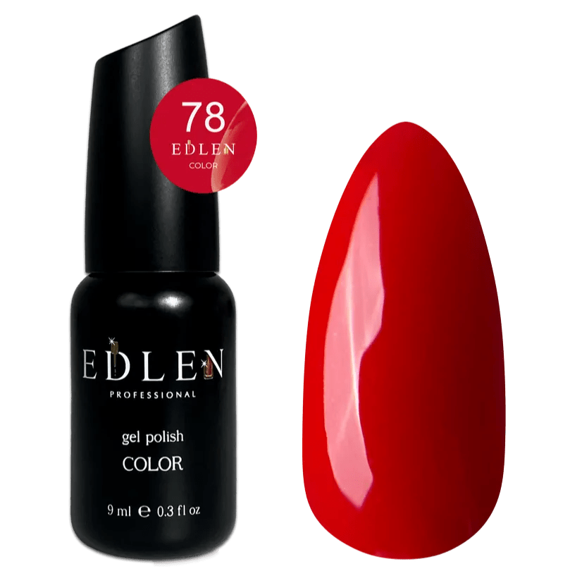EDLEN Color Gel Polish 078, 9 ml - Level Up Beauty Supply