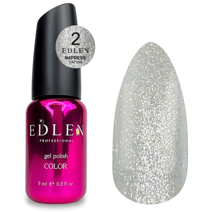 EDLEN Color Gel Polish Impress Cat 002, 9 ml - Level Up Beauty Supply