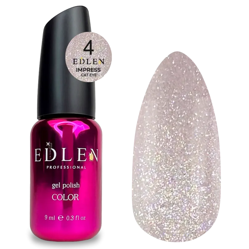 EDLEN Color Gel Polish Impress Cat #004, 9 ml