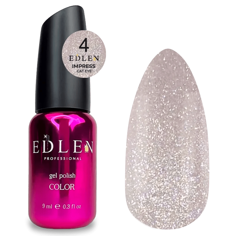 EDLEN Color Gel Polish Impress Cat 004, 9 ml - Level Up Beauty Supply
