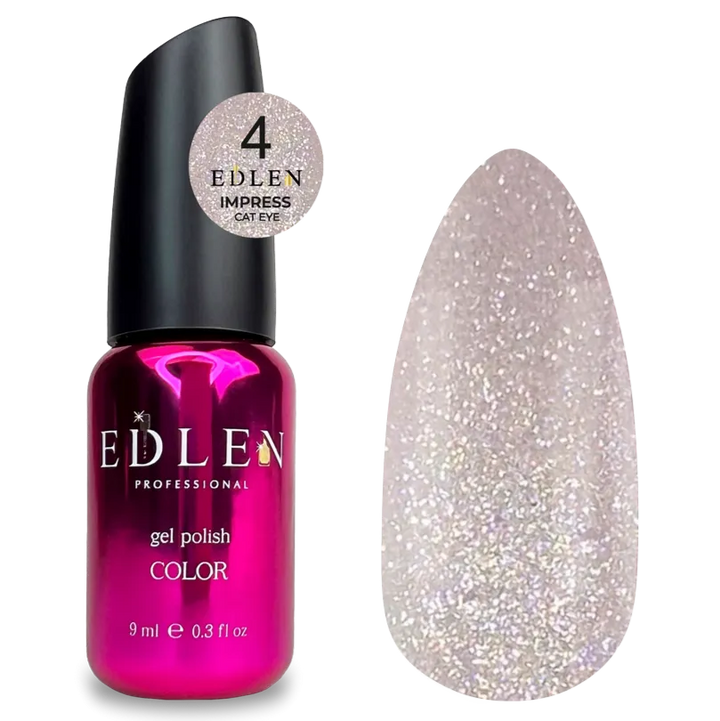 EDLEN Color Gel Polish Impress Cat #004, 9 ml