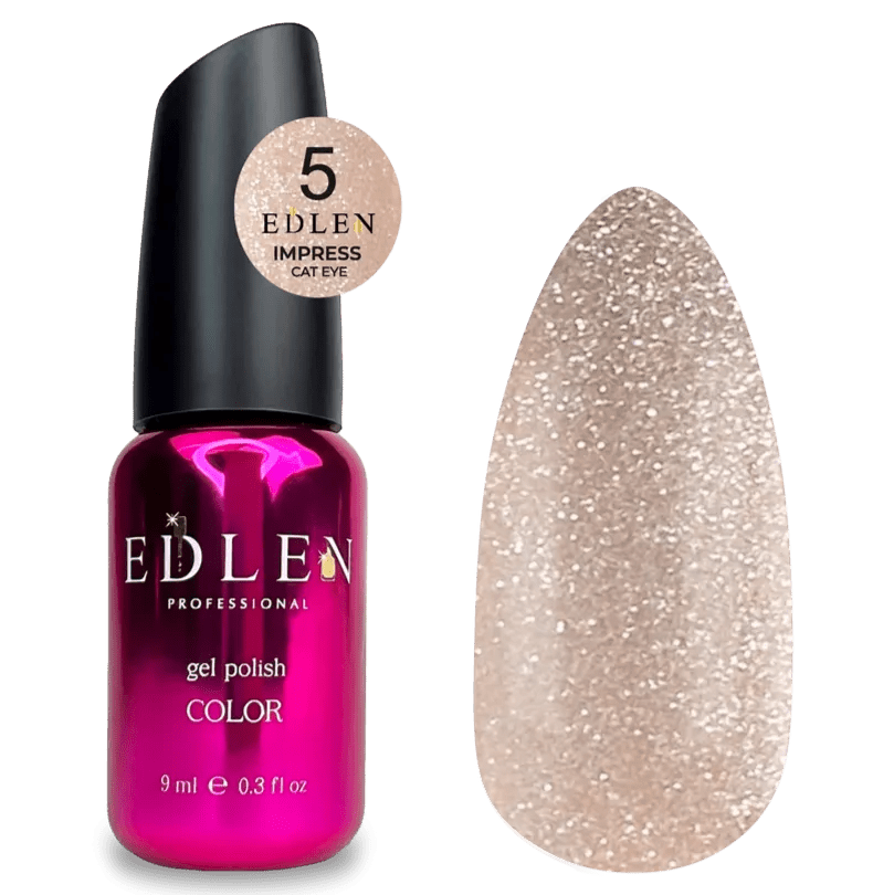 EDLEN Color Gel Polish Impress Cat 005, 9 ml - Level Up Beauty Supply