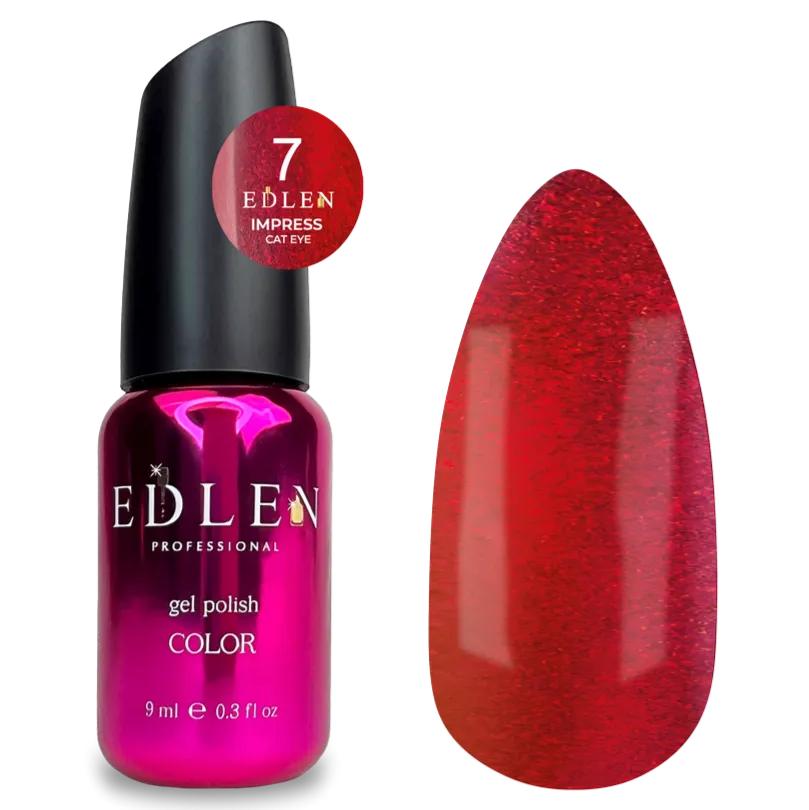 EDLEN Color Gel Polish Impress Cat #007, 9 ml