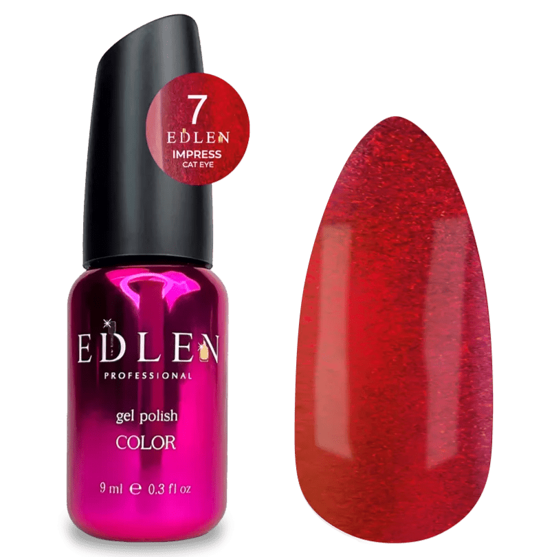 EDLEN Color Gel Polish Impress Cat 007, 9 ml - Level Up Beauty Supply
