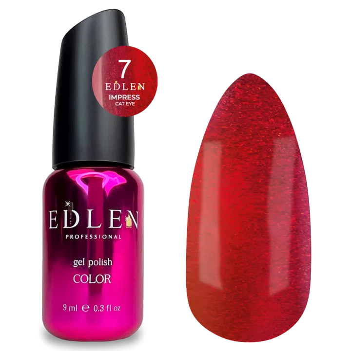 EDLEN Color Gel Polish Impress Cat #007, 9 ml
