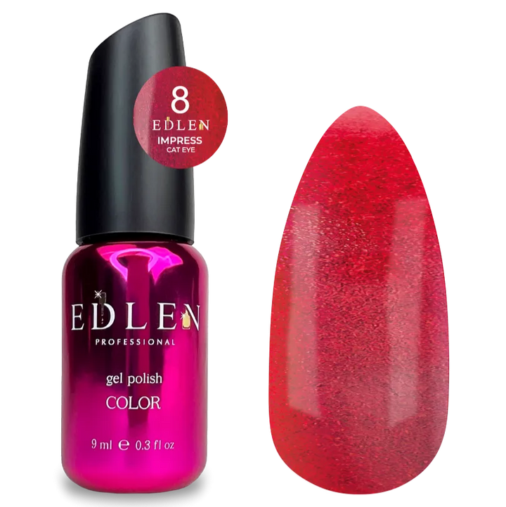 EDLEN Color Gel Polish Impress Cat #008, 9 ml