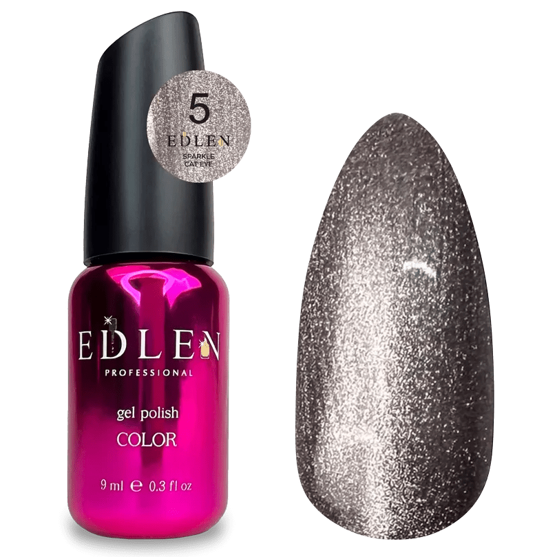 EDLEN Color Gel Polish Sparkle Cat 005, 9 ml - Level Up Beauty Supply