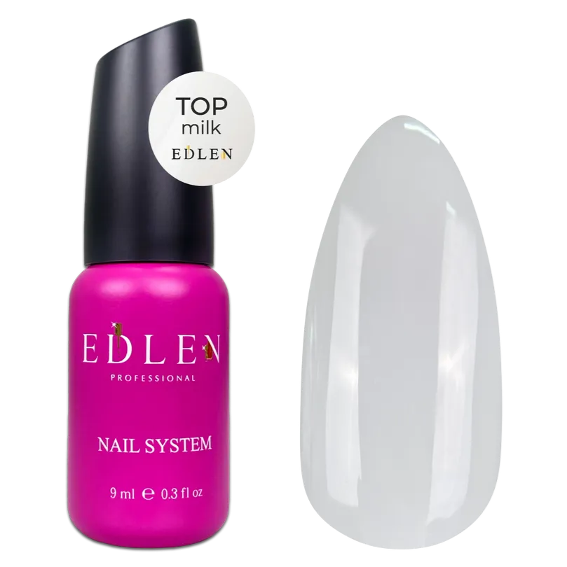 EDLEN Color Top Coat Milk, 9 ml