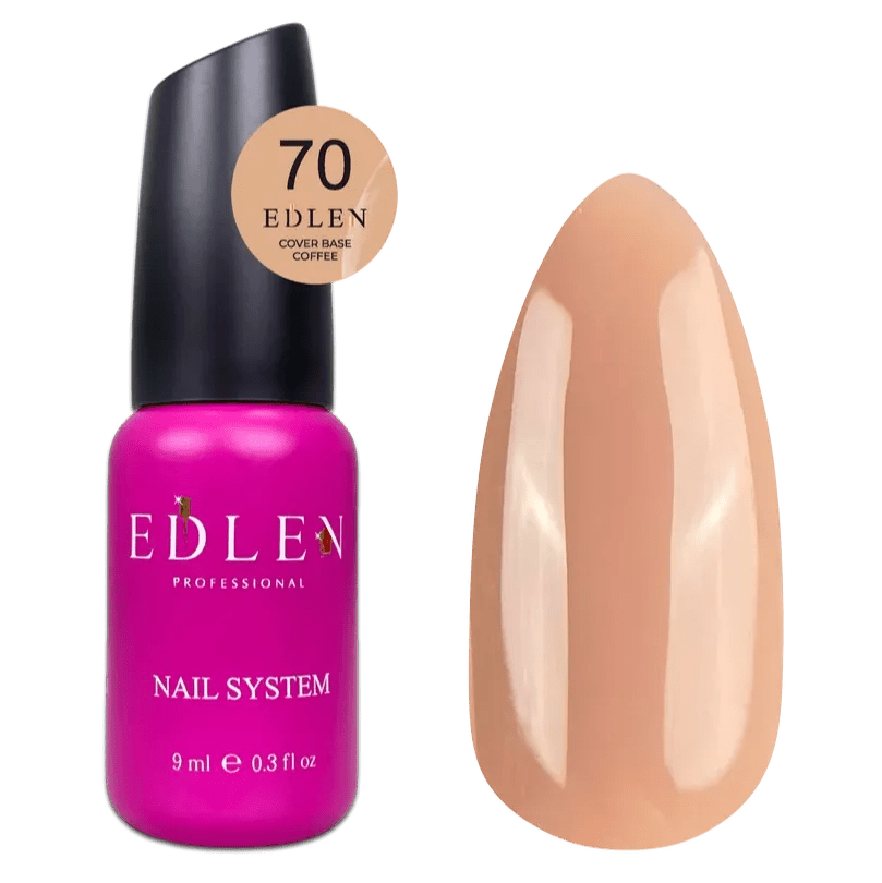 EDLEN Cover Base Coffee 70, 9 ml - Level Up Beauty Supply