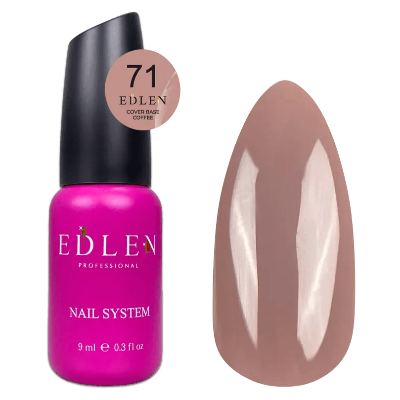 EDLEN Cover Base Coffee 71, 9 ml - Level Up Beauty Supply
