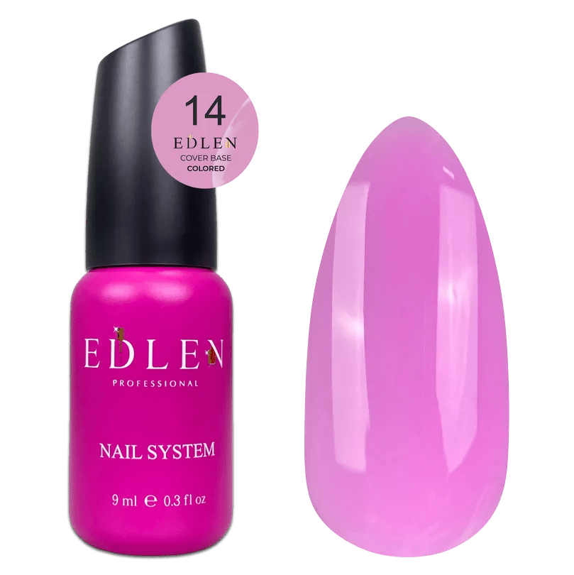 EDLEN Cover Base Colored 14, 9 ml - Level Up Beauty Supply