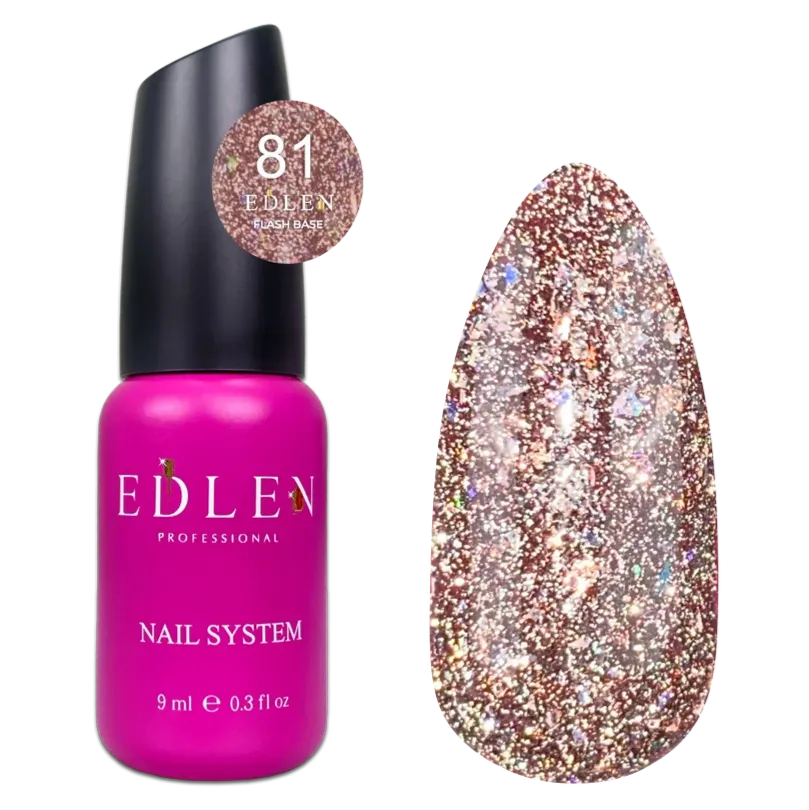 EDLEN Cover Base Flash 81, 9 ml - Level Up Beauty Supply