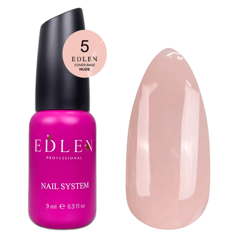EDLEN Cover Base Nude 05, 9 ml - Level Up Beauty Supply