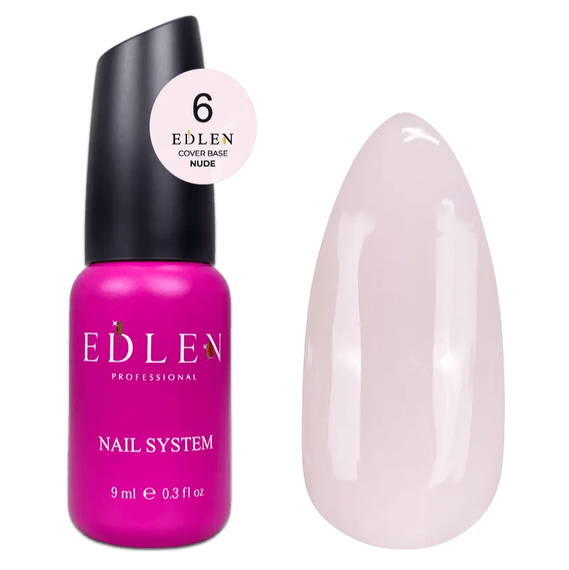 EDLEN Cover Base Nude 06, 9 ml - Level Up Beauty Supply