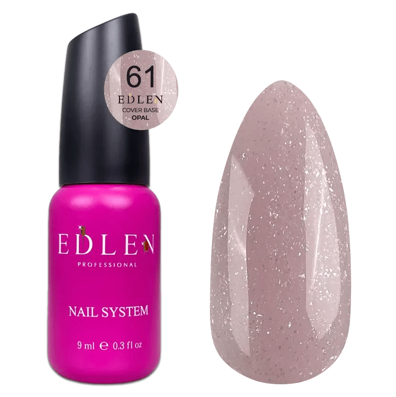 EDLEN Cover Base Opal 61, 9 ml - Level Up Beauty Supply