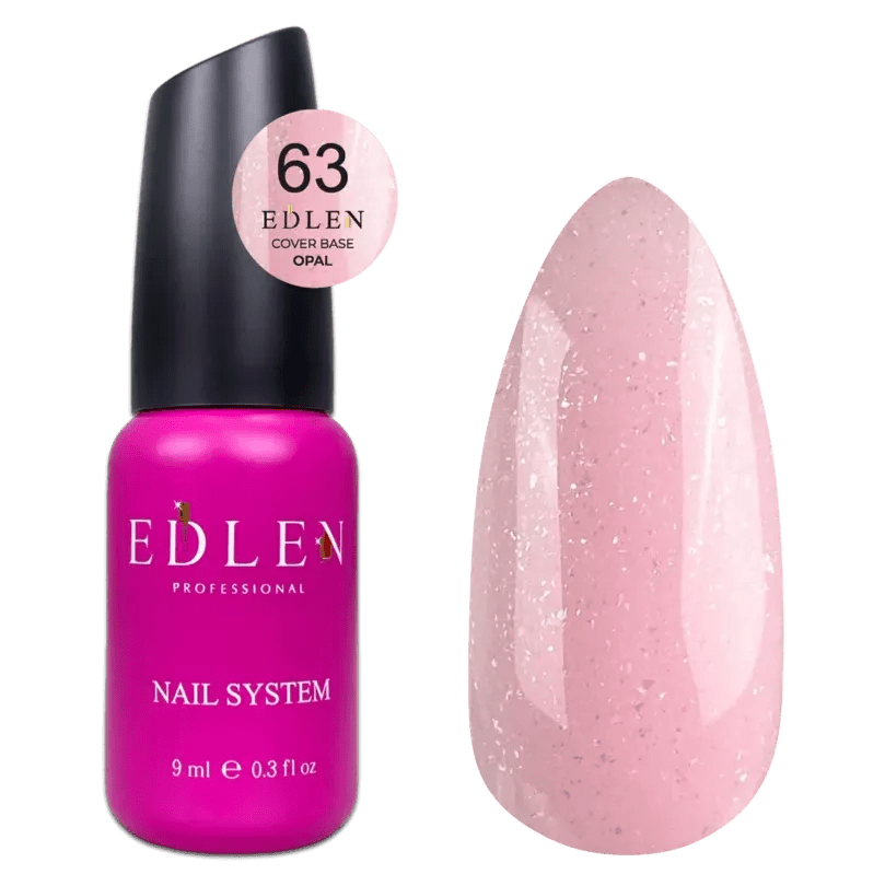EDLEN Cover Base Opal 63, 9 ml - Level Up Beauty Supply