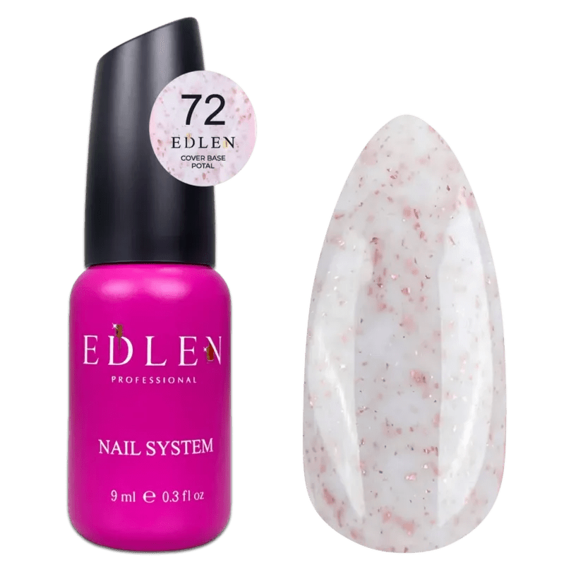 EDLEN Cover Base Potal 72, 9 ml - Level Up Beauty Supply