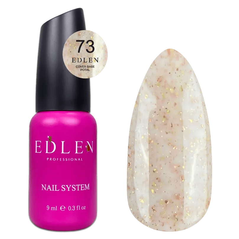 EDLEN Cover Base Potal 73, 9 ml - Level Up Beauty Supply