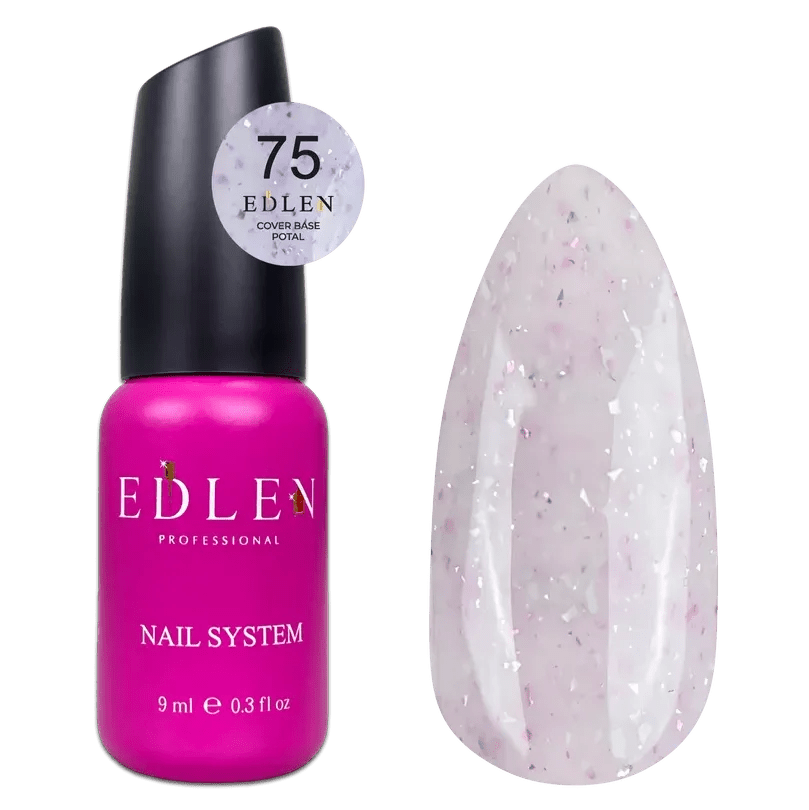 EDLEN Cover Base Potal 75, 9 ml - Level Up Beauty Supply