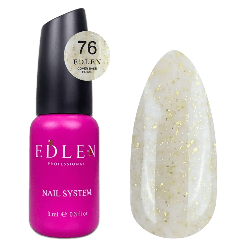 EDLEN Cover Base Potal 76, 9 ml - Level Up Beauty Supply