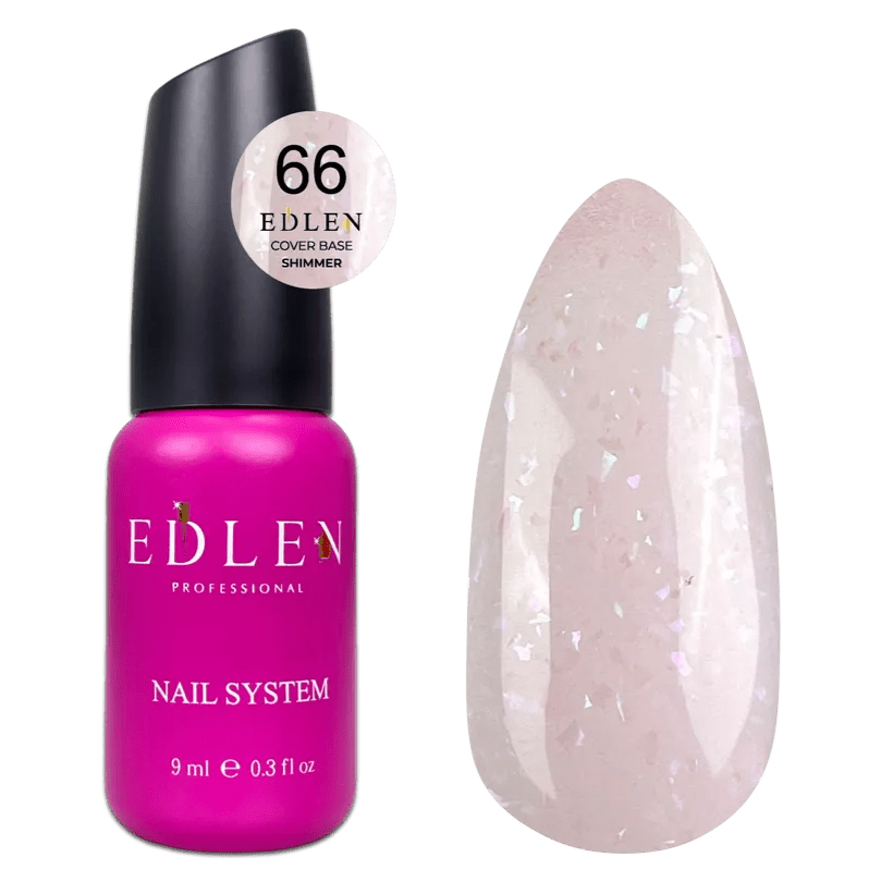 EDLEN Cover Base Shimmer 66 - Level Up Beauty Supply