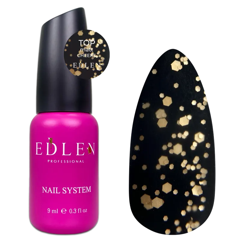 EDLEN Matt Top Coat Cheers, 9 ml