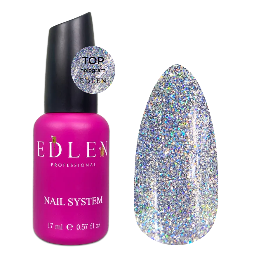 EDLEN Top Coat Hologram - Level Up Beauty Supply