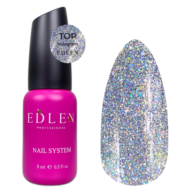 EDLEN Top Coat Hologram - Level Up Beauty Supply