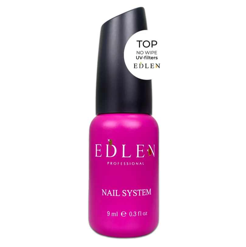 EDLEN Top Coat No wipe with UV-filters, 9 ml